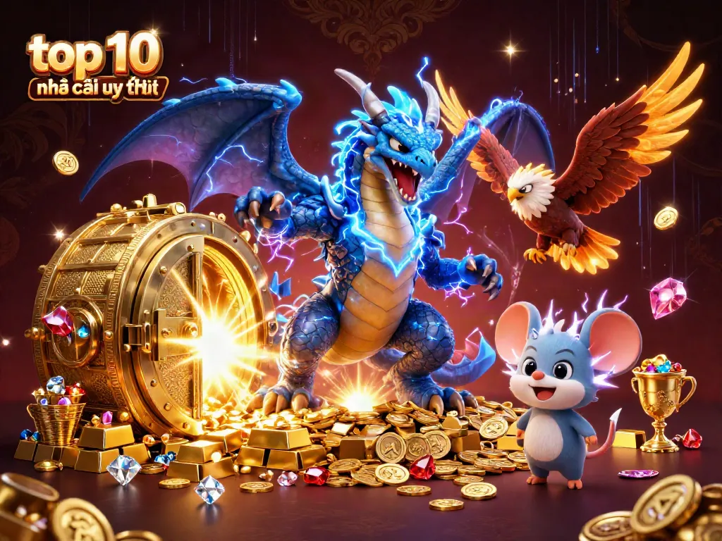 Engage with top 10 nhà cái uy tín through an electrifying casino adventure featuring magical characters and treasures.