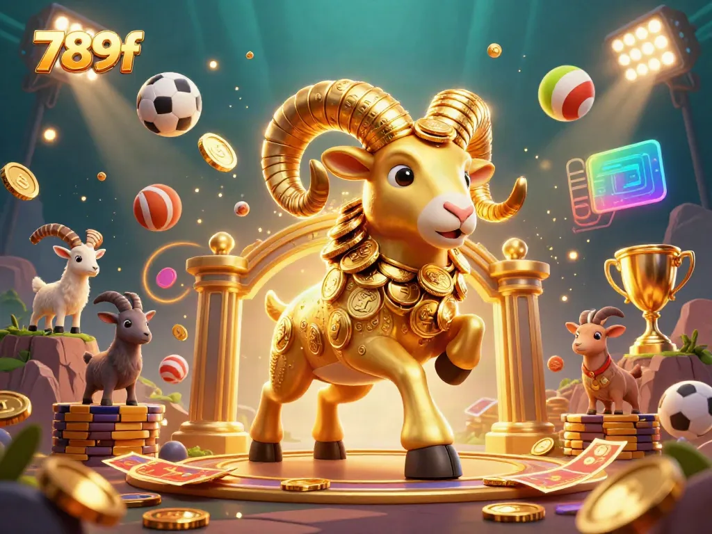 Experience thrilling gameplay at 789f with dynamic sports elements and vibrant golden designs.