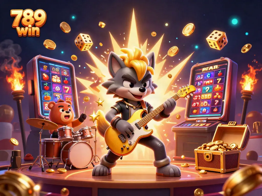 Experience the thrill of 789 win with exciting casino gameplay visuals and dynamic characters.