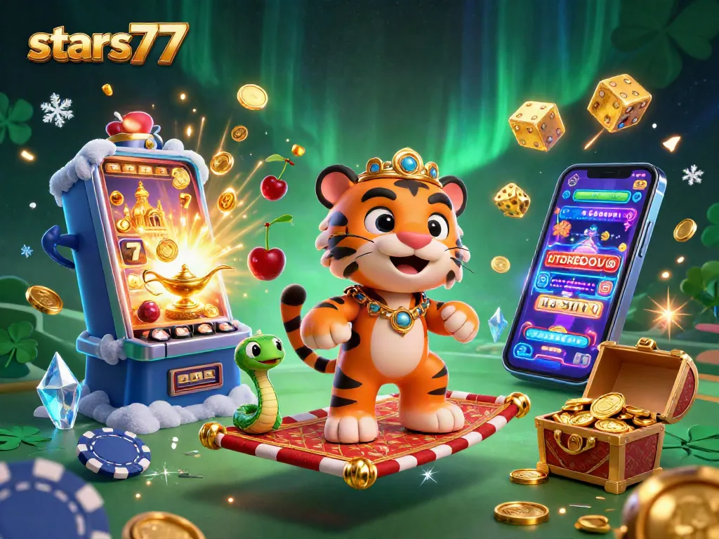 Menangkan jackpot di stars77 dengan mesin slot kaya warna dan simbol keberuntungan.