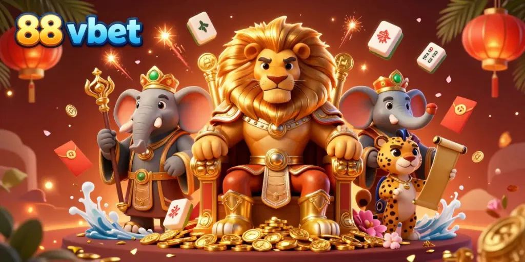 Experience thrilling gaming at 88 vbet with the majestic king, wise advisor, and swift messenger in a vibrant casino world.
