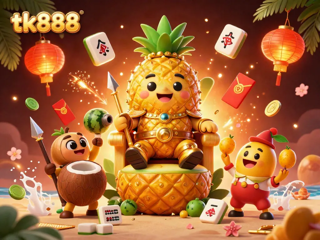 Engage in the vibrant world of tk888's online casino with thrilling characters and dynamic gameplay elements.