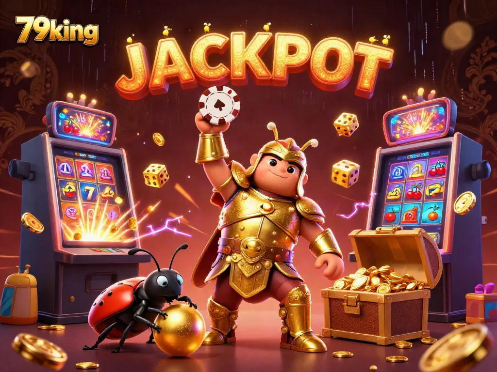 Experience thrilling gameplay with 79king, featuring dynamic characters and vibrant casino elements in action.