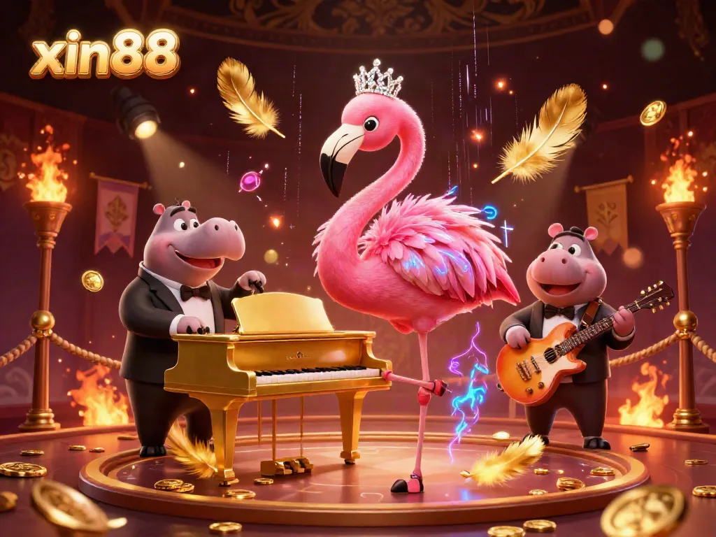 Experience vibrant casino entertainment at xin88 with lively characters and dynamic visuals showcasing gaming excitement.