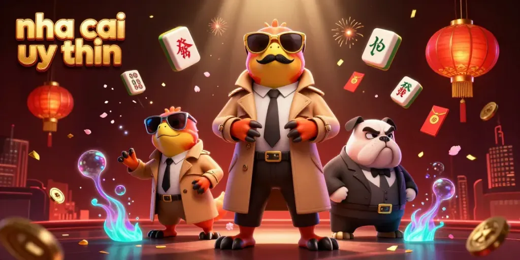 Engage with nha cai uy tin while raptors hilariously try to enter a VIP casino lounge.