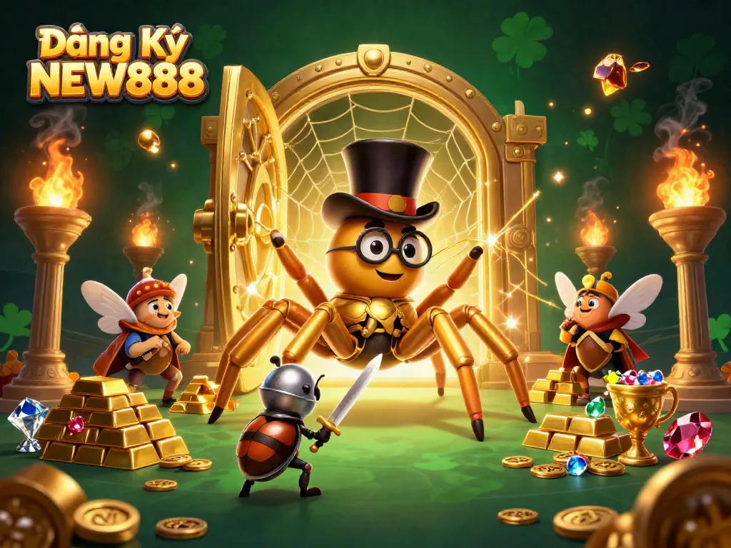 Engage in gaming excitement with Đăng Ký NEW888 at the golden casino adventure.